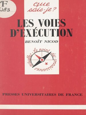 cover image of Les voies d'exécution